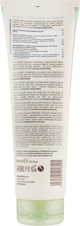 Шампунь для об'єму з органічною олією оливи - Emmebi Italia Gate 34 Oliva Bio Volume Shampoo — фото N2