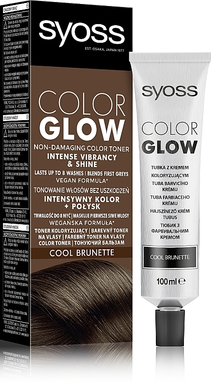 УЦЕНКА Тонирующий бальзам для волос без аммиака - Syoss Color Glow * — фото N89