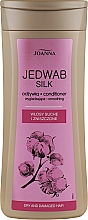 Кондиціонер з вирівнювальним ефектом з шовком для сухого і пошкодженого волосся - Joanna Jedwab Silk Smoothing Conditioner — фото N1