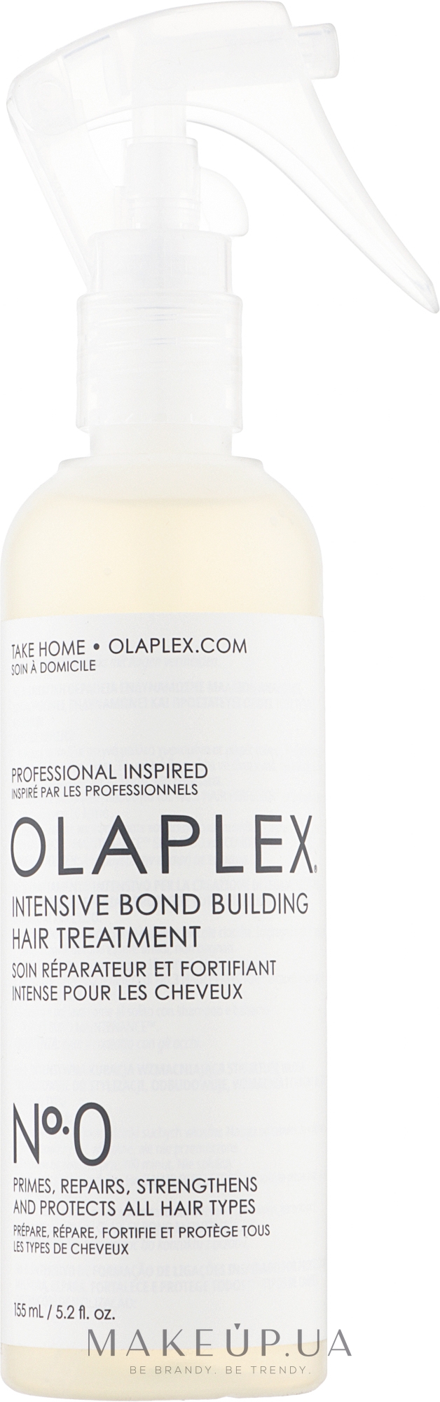 Интенсивное средство для укрепления волос с распылителем - Olaplex №0 Intensive Bond Building Hair Treatment — фото 155ml