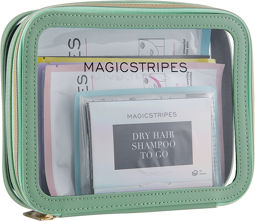 Набор - Magicstripes Travel Bag (sh/50szt + 5xmask/1szt + h/mask/1szt + patch/2szt + pouch) — фото N1