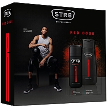 STR8 Red Code - Набор (deo/spray/75ml + sh/gel/250ml) — фото N1
