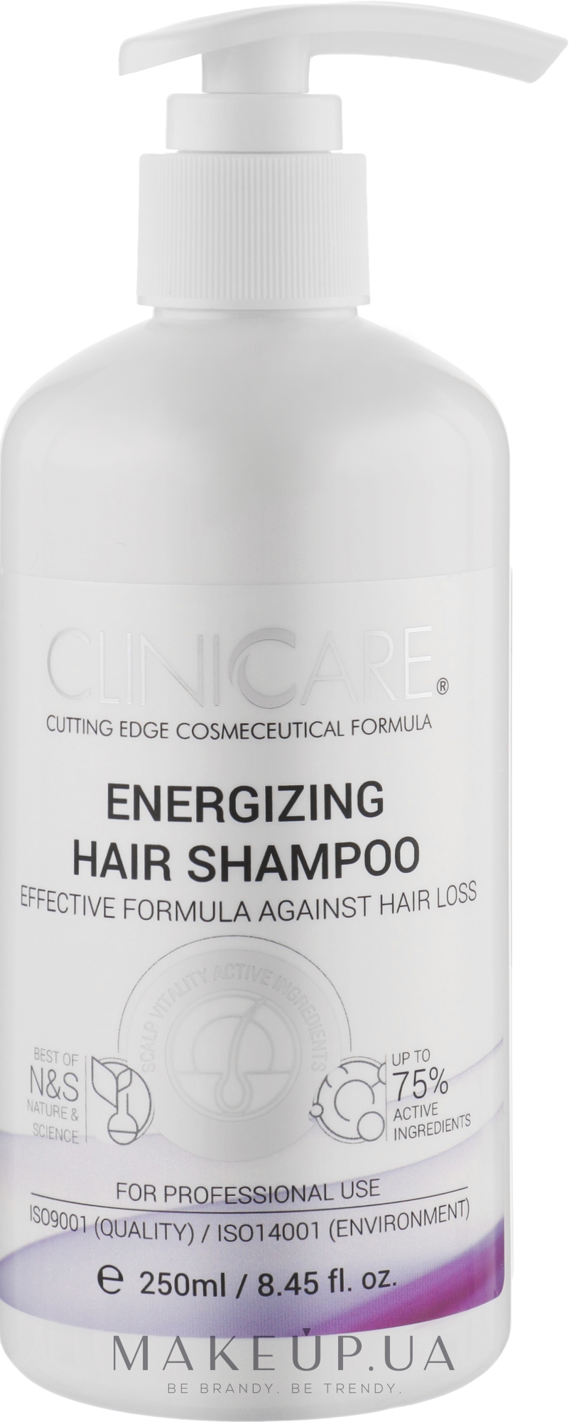 Енергетичний шампунь для волосся - ClinicCare Energizing Hair Shampoo — фото 250ml