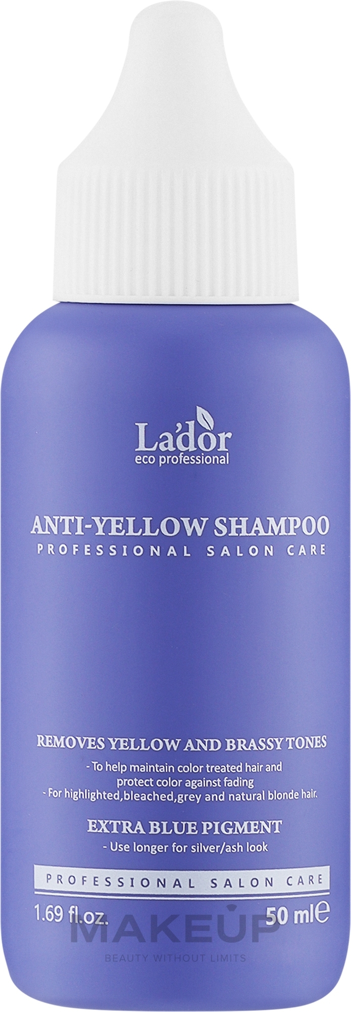 Шампунь против желтизны волос - La'Dor Anti Yellow Shampoo (мини) — фото 50ml