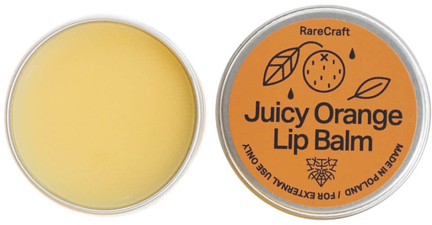 Бальзам для губ - RareCraft Juicy Orange Lip Balm — фото N1