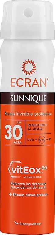 Невидимий захисний спрей - Ecran Sunnique Spray Protection SPF30 — фото N1