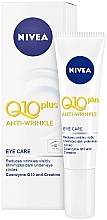 Парфумерія, косметика Крем для шкіри навколо очей - NIVEA Q10 Plus Anti-wrinkle Eye Care