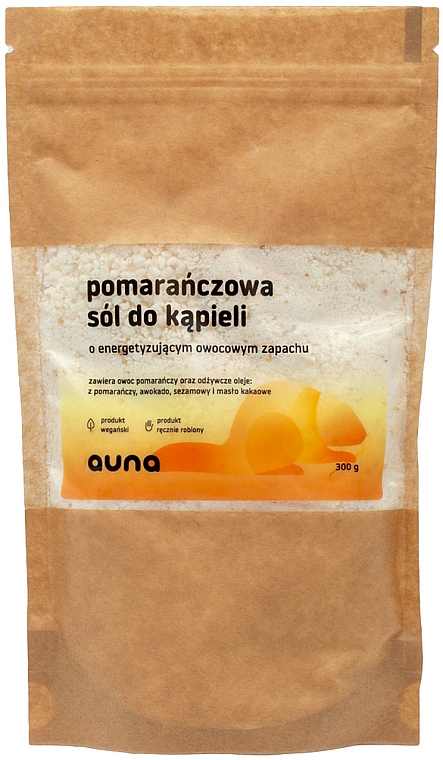 Сіль для ванни "Апельсинова" - Auna Orange Bath Salt — фото N1
