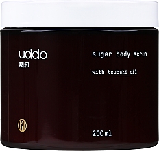 Парфумерія, косметика Цукровий скраб для тіла з олією цубакі - Uddo Sugar Body Scrub With Tsubaki Oil
