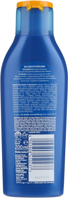 Лосьон детский солнцезащитный "Играй и купайся" SPF 30 - NIVEA Sun Kids — фото N4