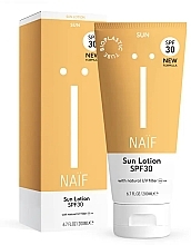 Парфумерія, косметика Солнцезахисний лосьйон для тіла - Naif Sun Lotion SPF30