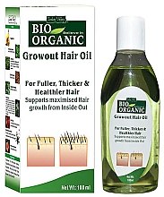 Парфумерія, косметика Рослинна олія для волосся - Indus Valley Bio Organic Growout Hair Oil