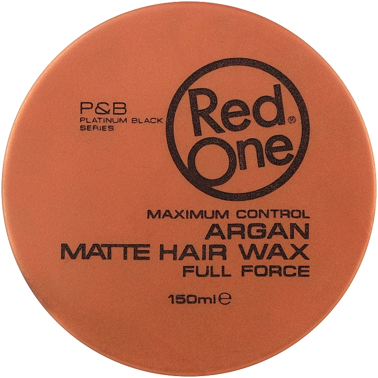 Матовый воск для волос ультрасильной фиксации с аргановым маслом - RedOne Argan Matte Hair Wax Full Force — фото N1