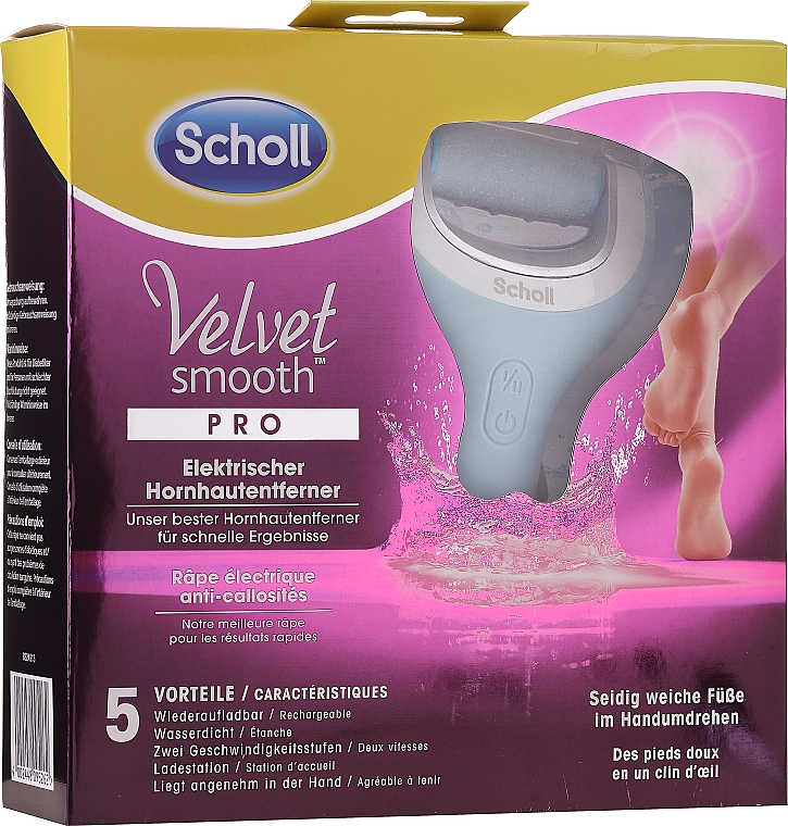 Электрическая роликовая пилка для ног - Scholl Velvet Smooth Pro — фото N1
