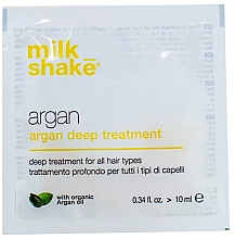 Парфумерія, косметика Засіб для волосся - Milk_Shake Argan Deep Treatment (пробник)