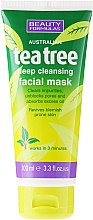 Парфумерія, косметика Маска для глибокого очищення шкіри обличчя "Чайне дерево" - Beauty Formulas Tea Tree Deep Cleansing Facial Mask