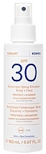 Парфумерія, косметика Емульсія для обличчя й тіла - Korres Yoghurt Sunscreen Spray Emulsion Body+Face SPF 30