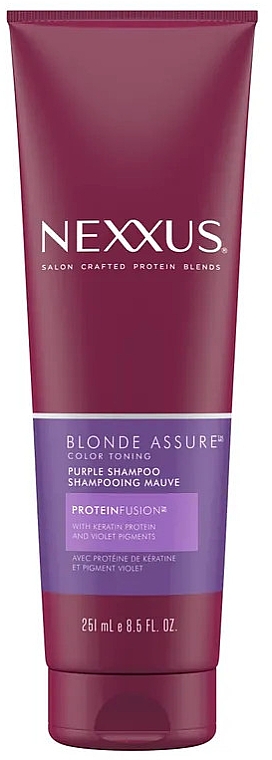Шампунь для освітленого волосся - Nexxus Blonde Assure Purple Shampoo — фото N1