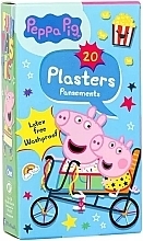 Парфумерія, косметика Дитячі пластирі - Peppa Pig Latex Free And Washproof