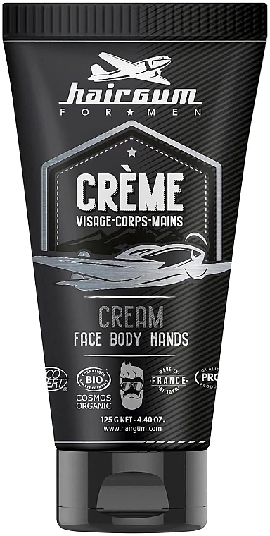 Крем для обличчя, тіла та рук - Hairgum For Men Face, Body & Hands Cream — фото N1