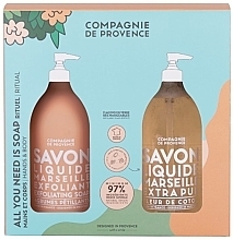 Набор - Compagnie De Provence All You Need is Soap Hand & Body Set (soap/2x495ml) — фото N1