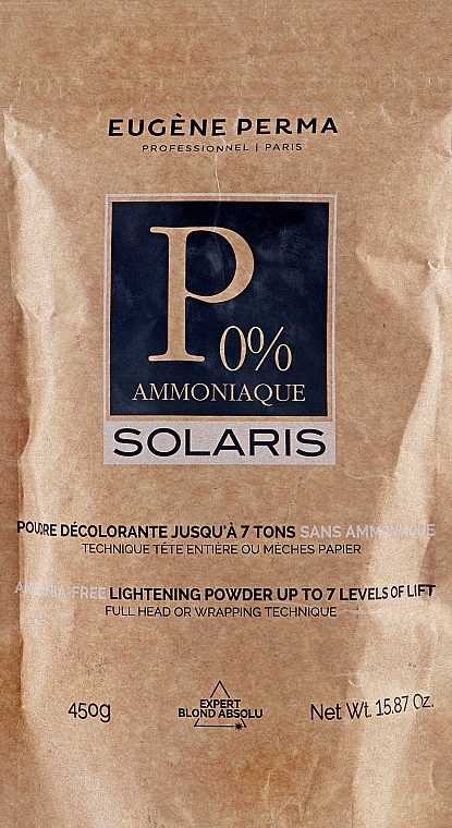 Осветляющая пудра для волос - Eugene Perma Solaris Poudre ammonia 7 Tones — фото N1