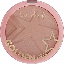 Парфумерія, косметика Пудра для обличчя - Lovely Golden Glow Powder