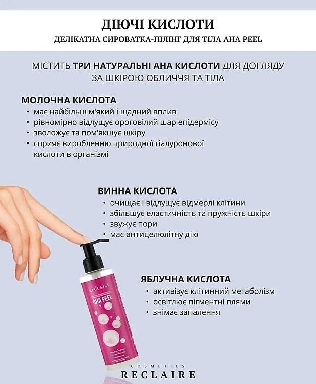 Набір від целюліту та розтяжок - Reclaire (ser/200ml + oil/200ml + wrap/200ml) — фото N6