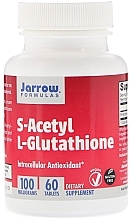 S-ацетил глутатион - Jarrow Formulas S-Acetyl L-Glutathione, 100 mg — фото N1