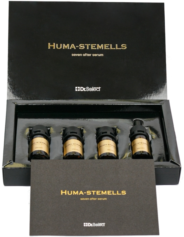 Сыворотка для лица с человеческими стволовыми клетками 90% - Dr. Select Huma-stemells Seven After Serum — фото N2