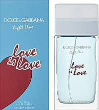 Dolce & Gabbana Light Blue Love is Love Pour Femme - Туалетная вода — фото N2