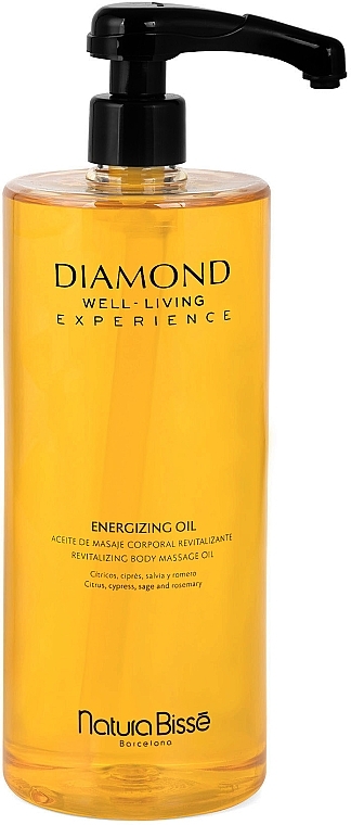 Масло для тела - Natura Bisse Diamond Well-Living Energizing Revitalizing Body Massage Oil — фото N1