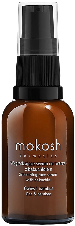 Разглаживающая сыворотка для лица с бакучиолом, овсом и бамбуком - Mokosh Cosmetics Smoothing Serum With Bakuchiol — фото N1