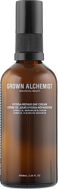 Денний крем для обличчя - Grown Alchemist Hydra-Repair Day Cream Camellia Geranium Blossom (помпа) — фото N1