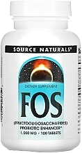 Дієтична добавка "Фруктоолігосахариди", 1000 мг - Source Naturals FOS — фото N1