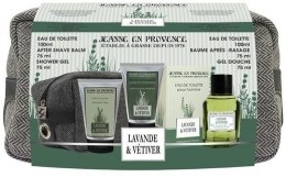 Духи, Парфюмерия, косметика Jeanne en Provence Lavande & Vetiver - Набор (edt/100ml + ash/balm/75ml + sh/gel/50ml)