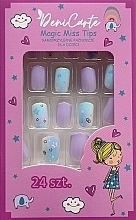 Накладные ногти для детей "Звезды", 910 - Deni Carte Magic Miss Tips — фото N1