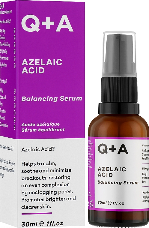 Сироватка для обличчя з азелаїновою кислотою - Q+A Azelaic Acid Balancing Serum — фото N2