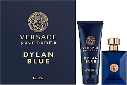 Versace Dylan Blue Pour Homme - Набор (edt 100ml + sh/g 100ml) — фото N2