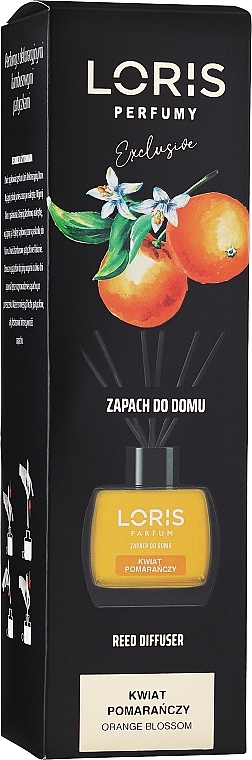 УЦЕНКА Аромадиффузор "Цвет апельсина" - Loris Parfum Orange Blossom Reed Diffuser * — фото N1