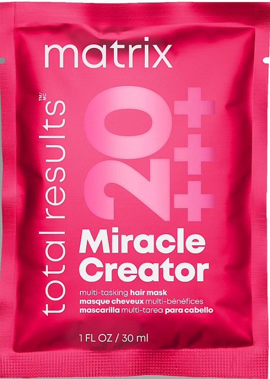 ПОДАРУНОК! Мультифункціональна маска для волосся 20-в-1 - Matrix Total Results Miracle Creator Multi-Tasking Hair Mask (пробник) — фото N1