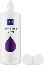 Парфумерія, косметика Розчин для контактних лінз із цитратом, 360 мл - Disop Hidro Health Citrat *