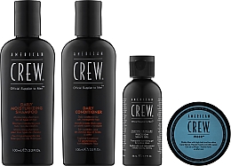 Духи, Парфюмерия, косметика Набор - American Crew Grooming Travel Kit (form/cr/50g + shm/100ml + cond/100ml + f/gel/50ml)