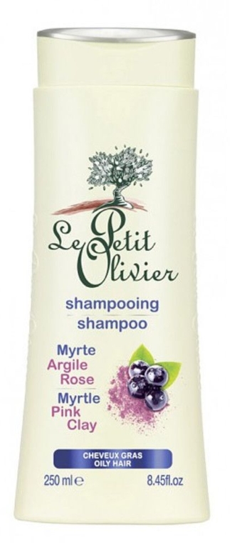 Шампунь для жирного волосся - Le Petit Olivier Myrtle Pink Clay Shampoo — фото N1