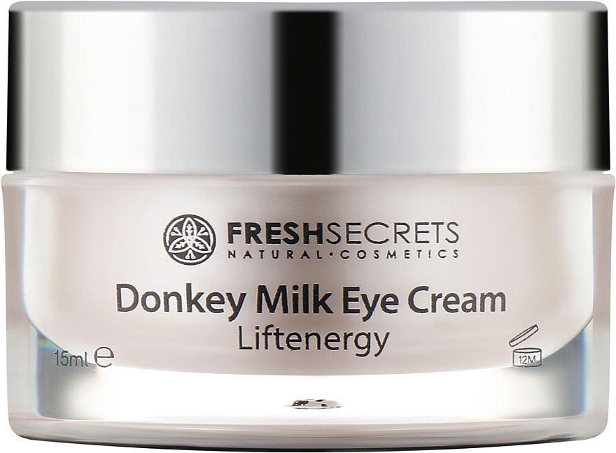 Крем для повік проти зморщок "Ліфтинг-ефект" - Madis Fresh Secrets Donkey Milk Liftenergy Eye Cream — фото N1