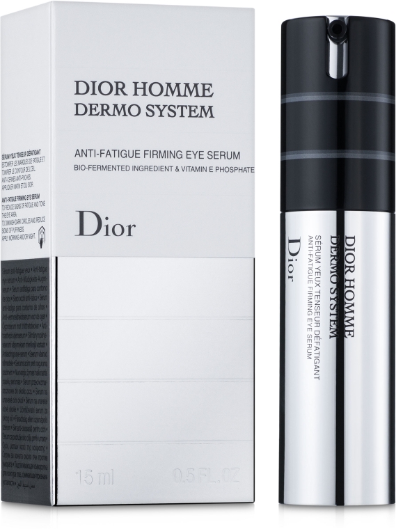 Сироватка для очей підтягуюча, зміцнююча чоловіча - Dior Homme Dermo System Eye Serum 15ml — фото N2