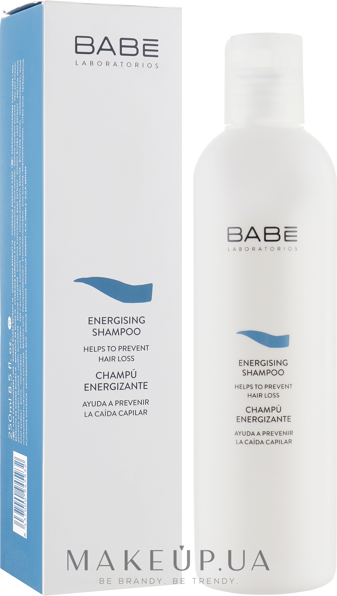 Шампунь проти випадіння волосся - Babe Laboratorios Anti-Hair Loss Shampoo — фото 250ml