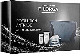 Духи, Парфюмерия, косметика РАСПРОДАЖА! Набор - Filorga NCEF Anti-Ageing Revolution (f/cr/50ml + f/mini/mask/15ml + ser/mini/7ml + bag)