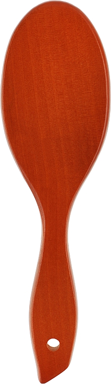 Щетка для волос CS347, деревянная ручка, коричневая - Cosmo Shop — фото N2