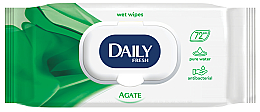 Вологі серветки універсальні, з клапаном - Daily Fresh Wet Wipes Agate — фото N1